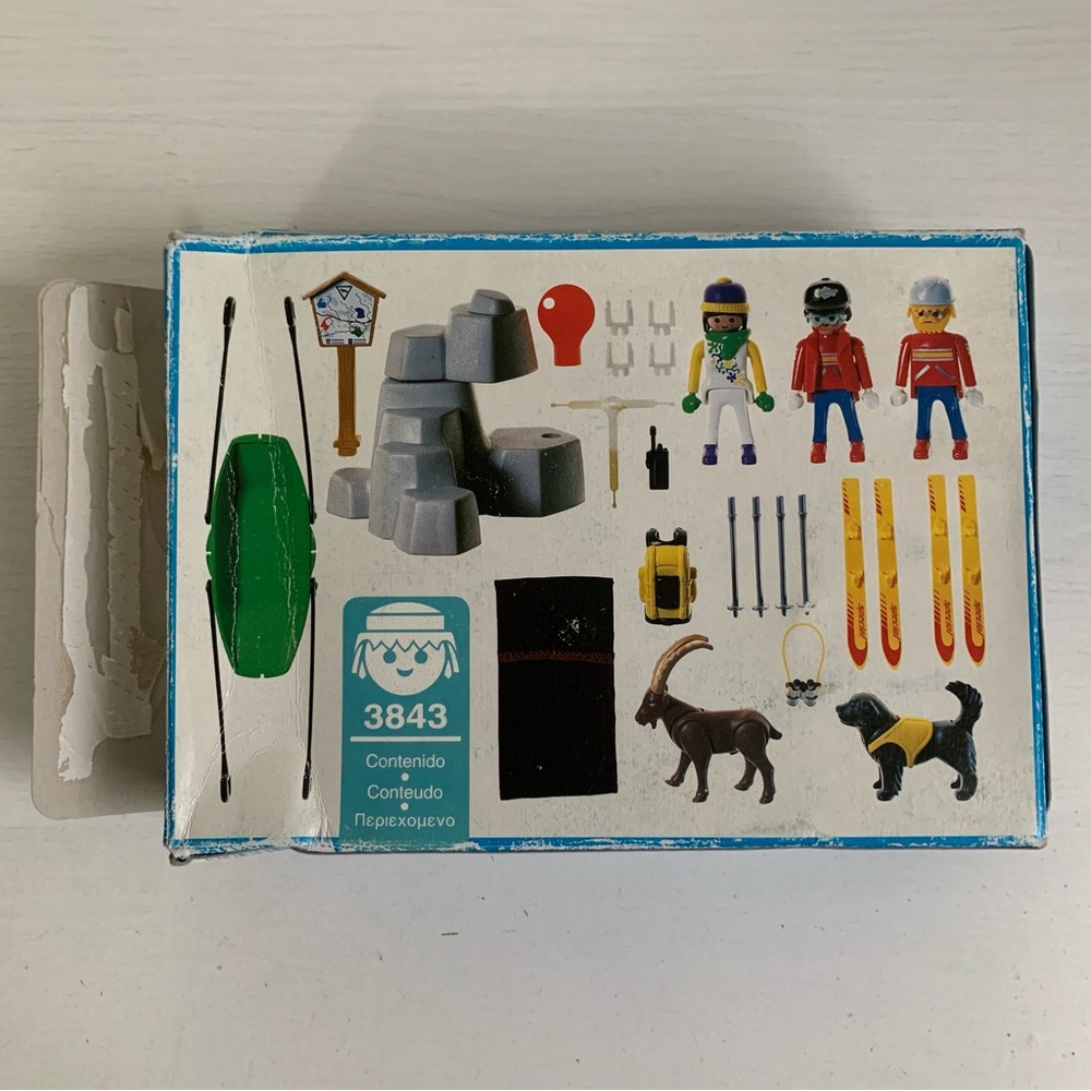 Vintage Playmobil 3843 Rescue Ski Patrol Open Box *Rare* - Picture 14 of 14